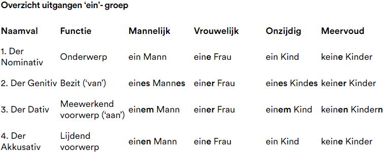 Duitse naamvallen: welke zijn er? - Mr. Chadd Academy