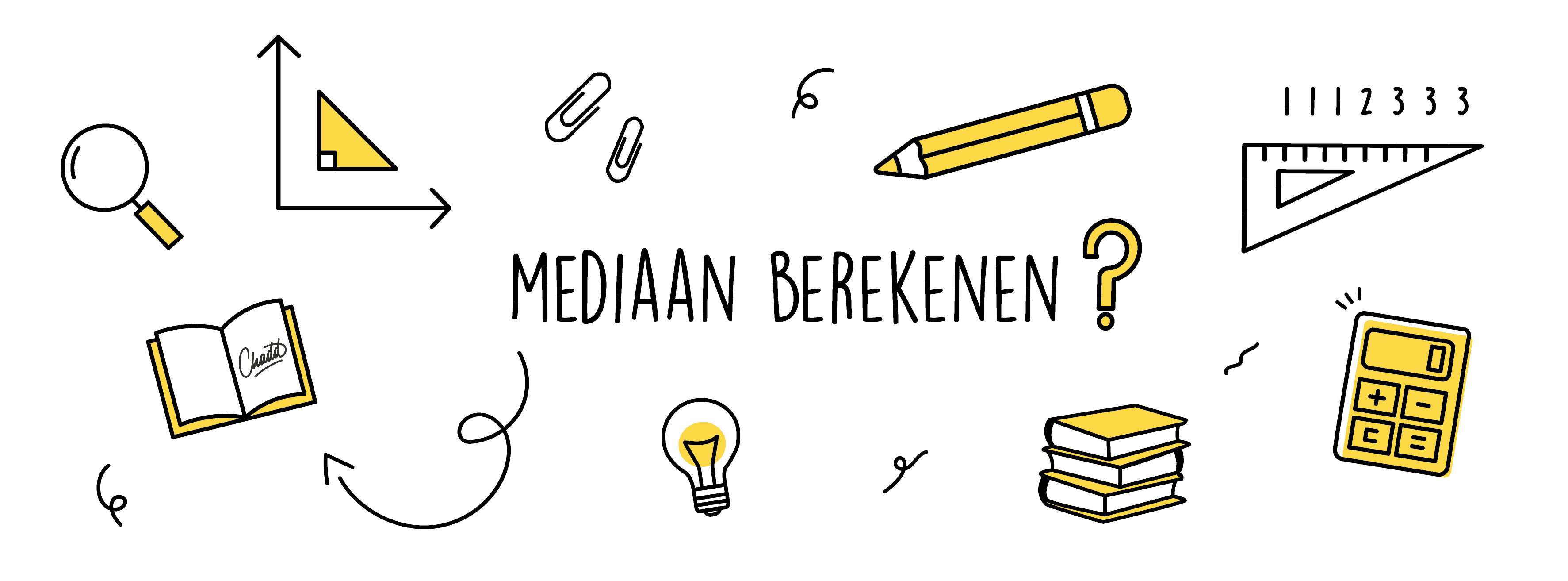 De mediaan berekenen