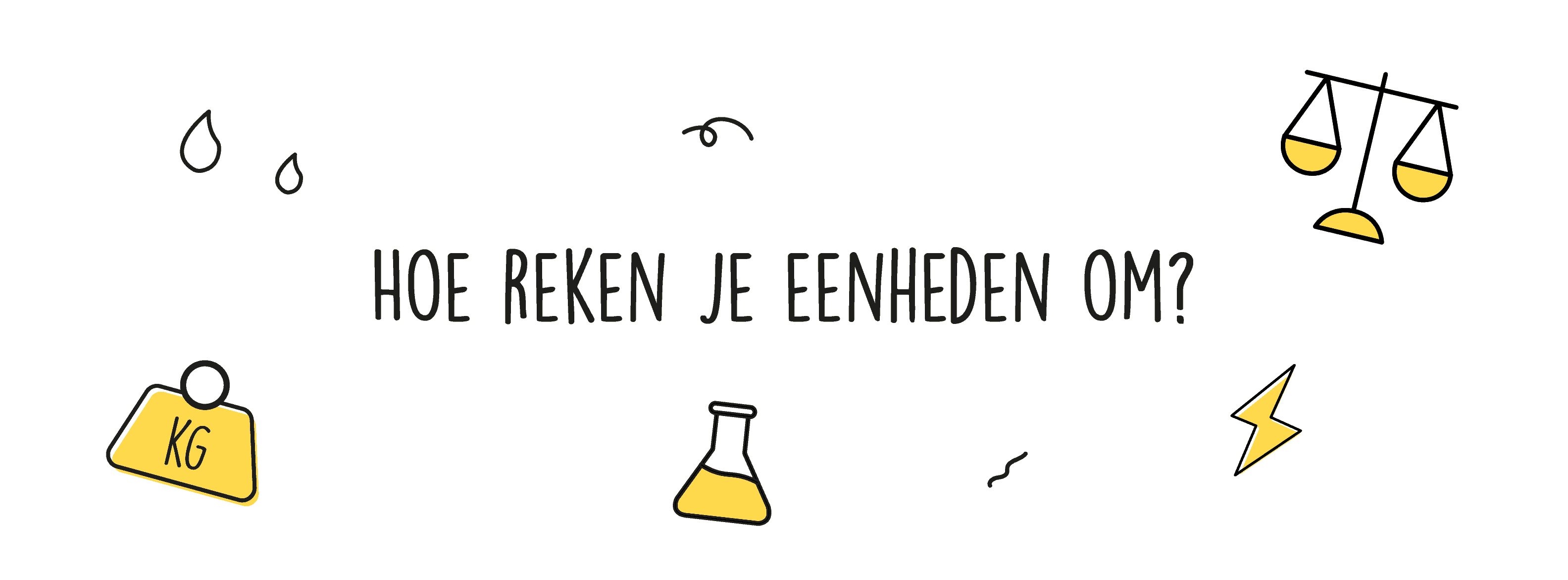 Hoe rekenen je eenheden om?