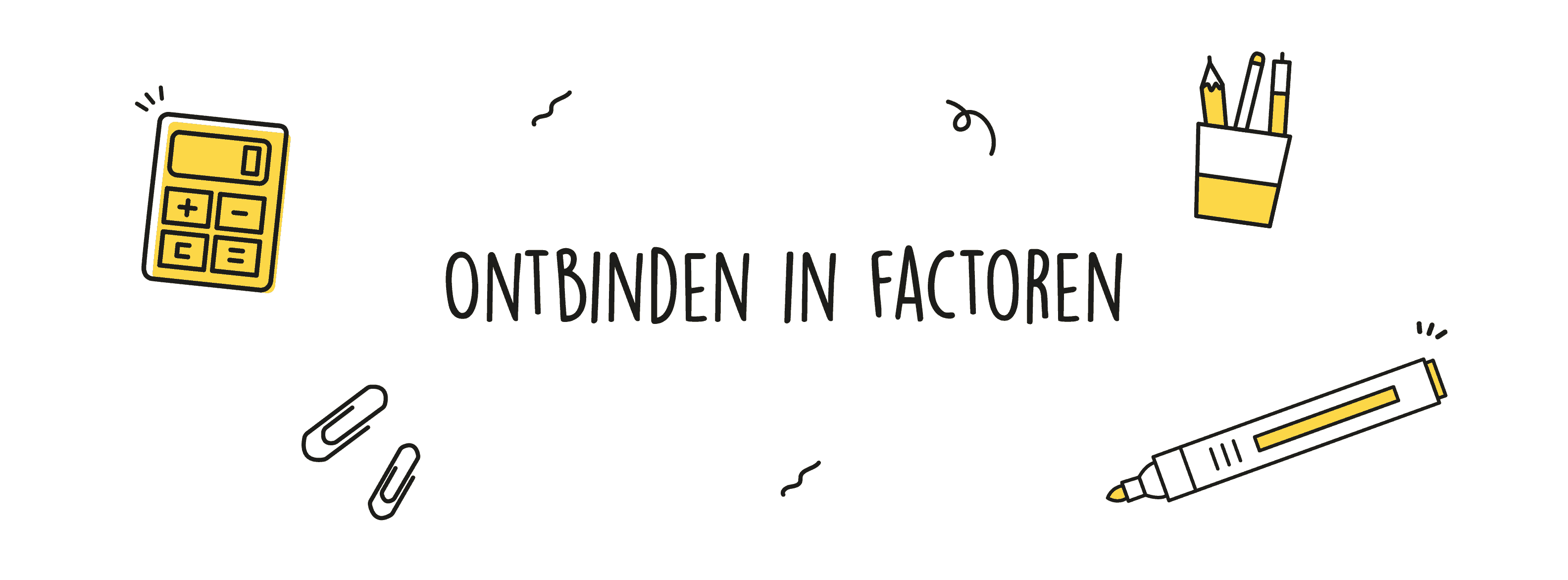 Ontbinden in factoren