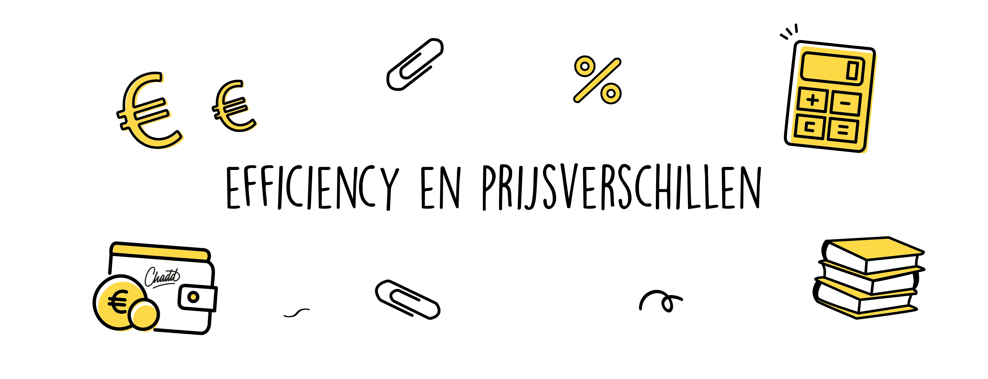 efficiency en prijsverschil