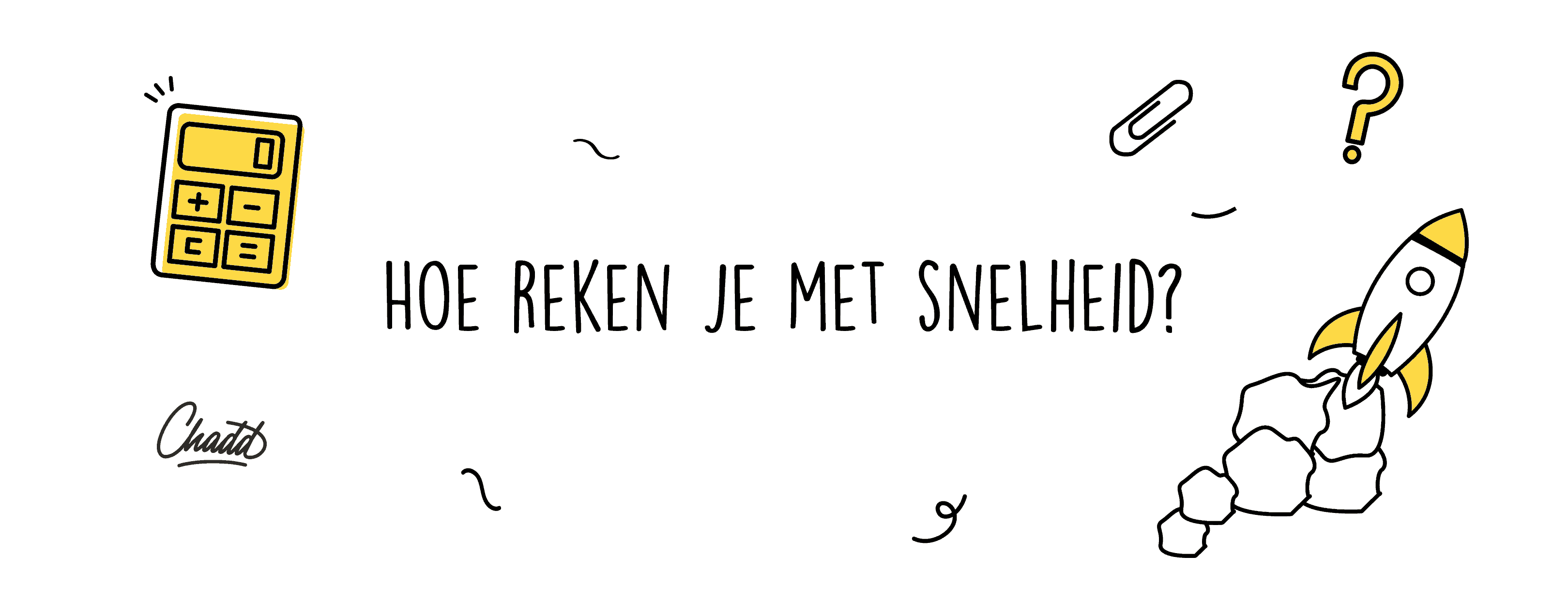 Hoe reken je met snelheid