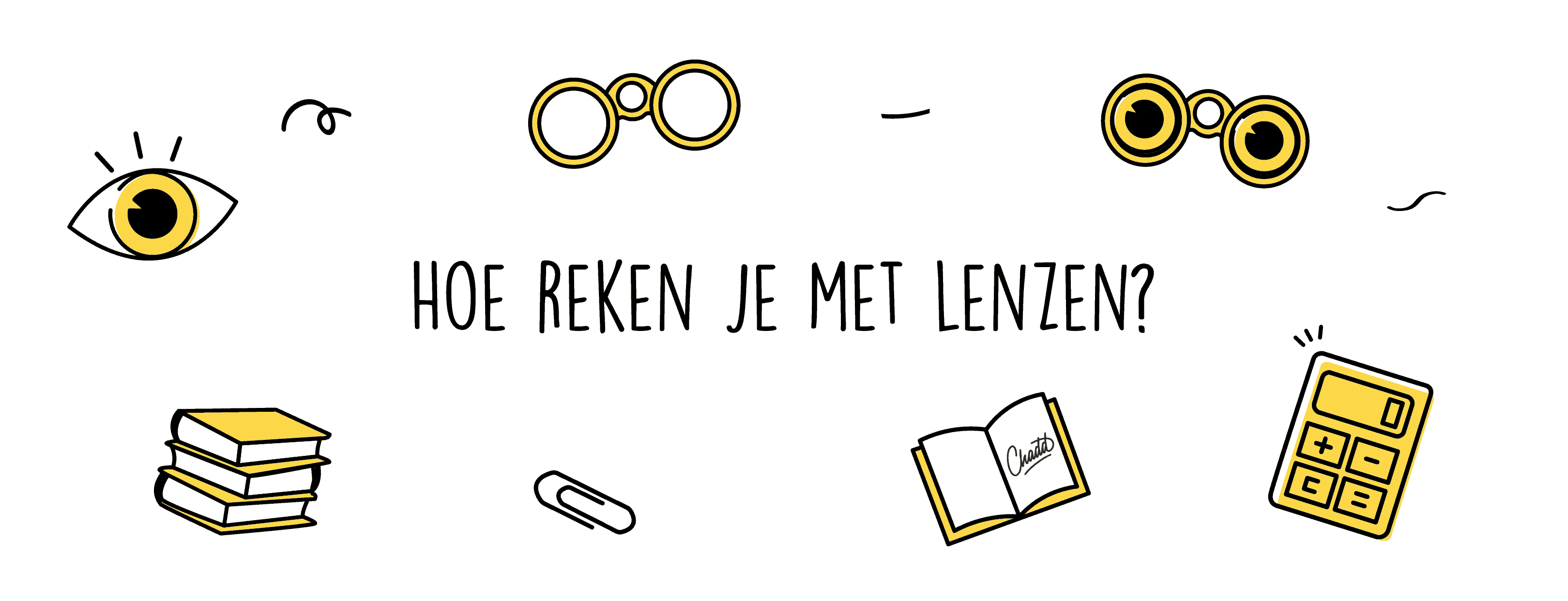 hoe reken je met lenzen