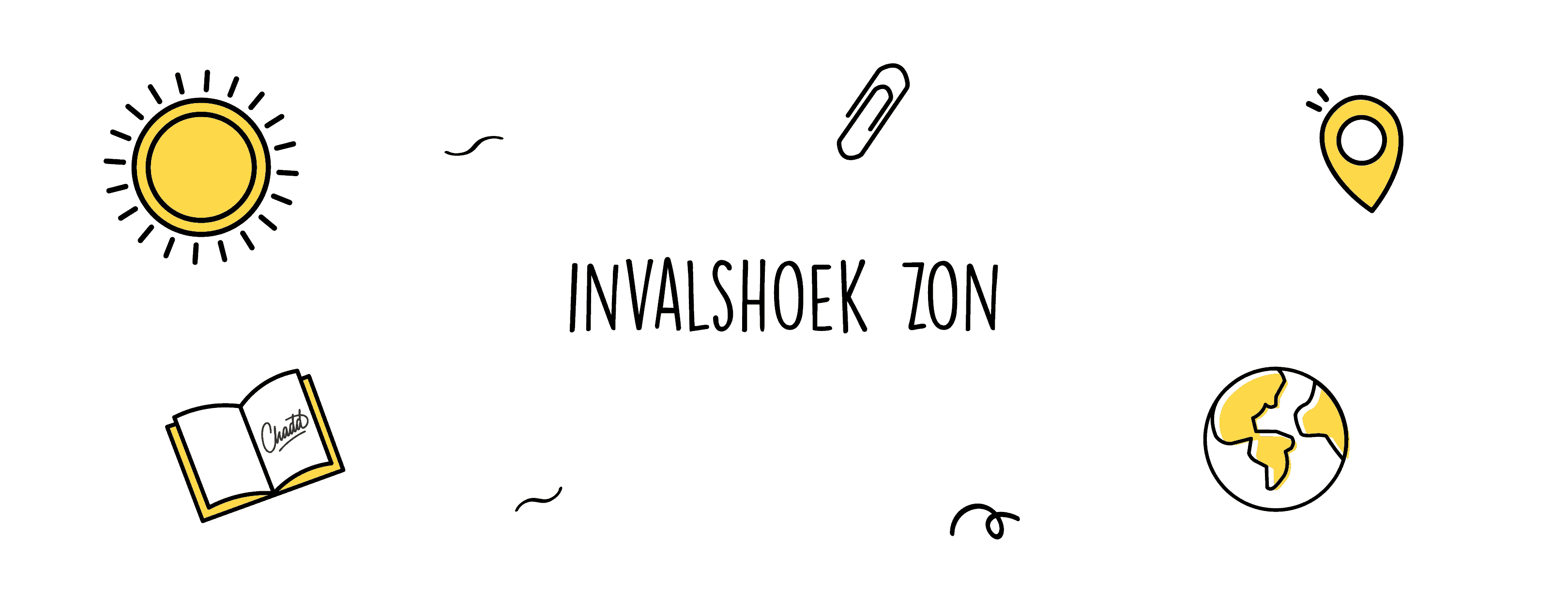 invalshoek zon