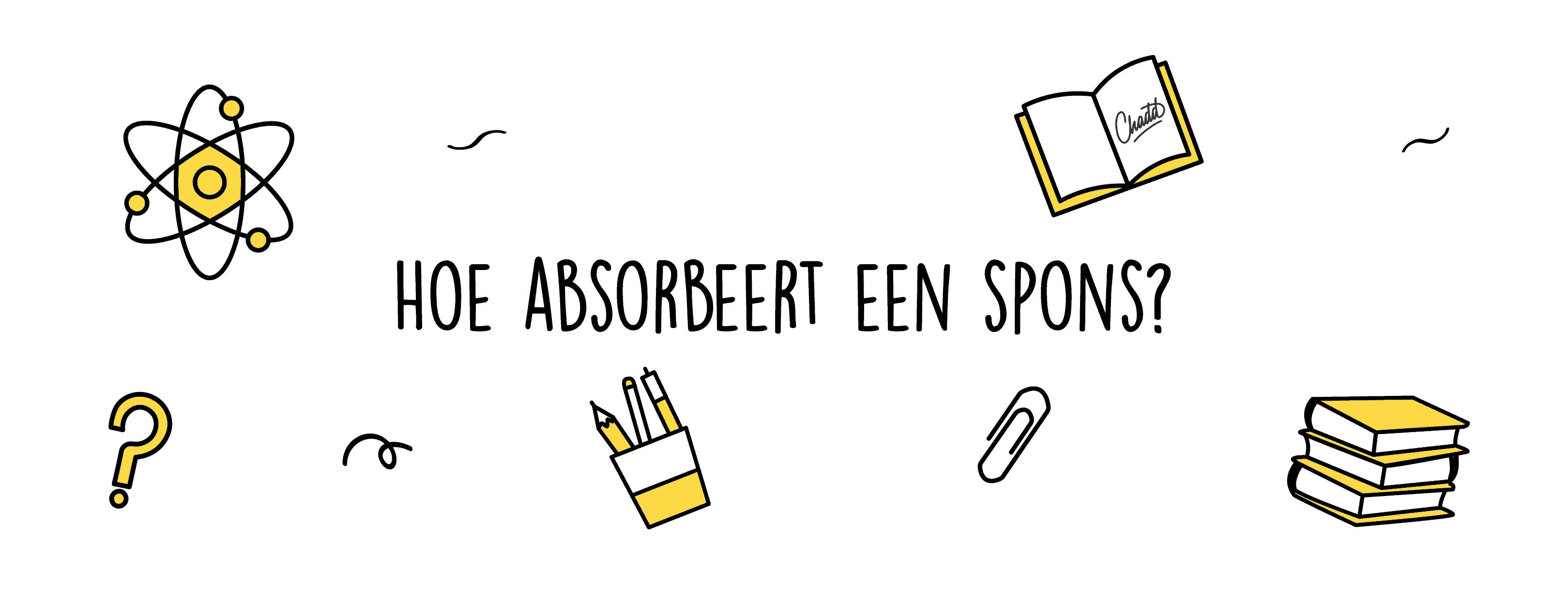 Hoe absorbeert een spons?