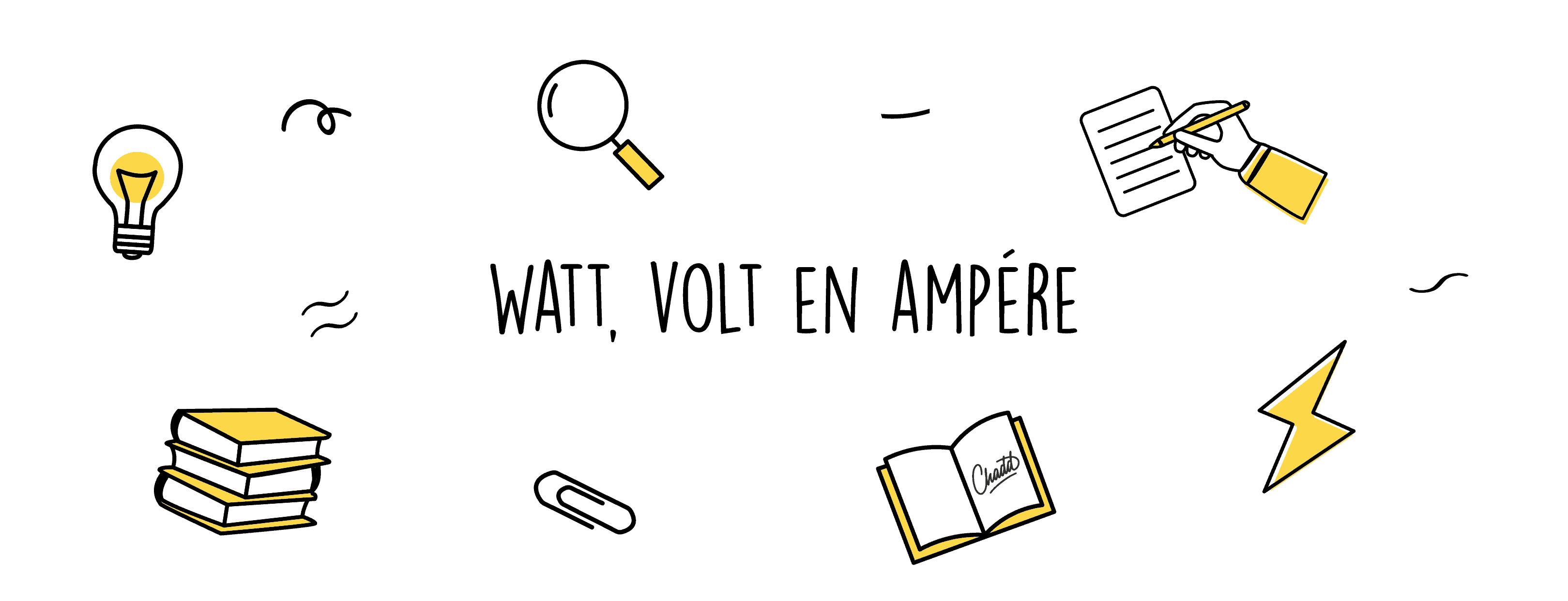 watt, volt en ampere