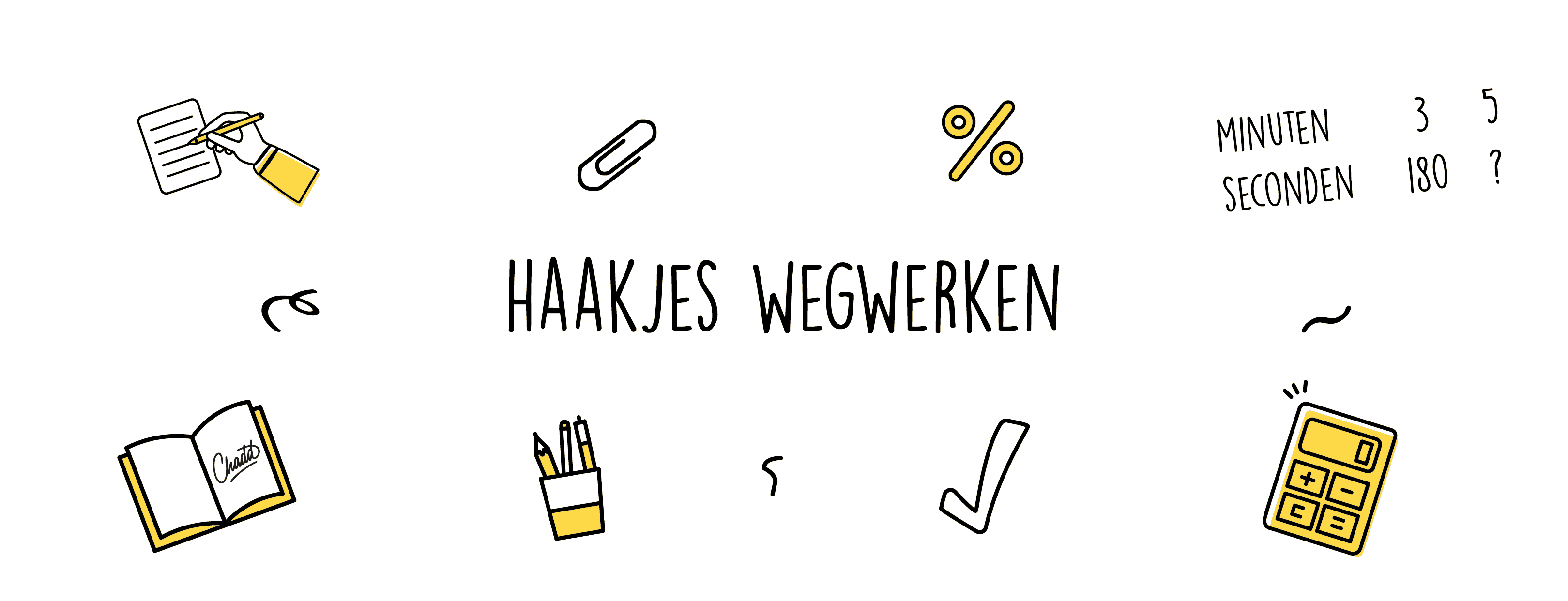 haakjes wegwerken