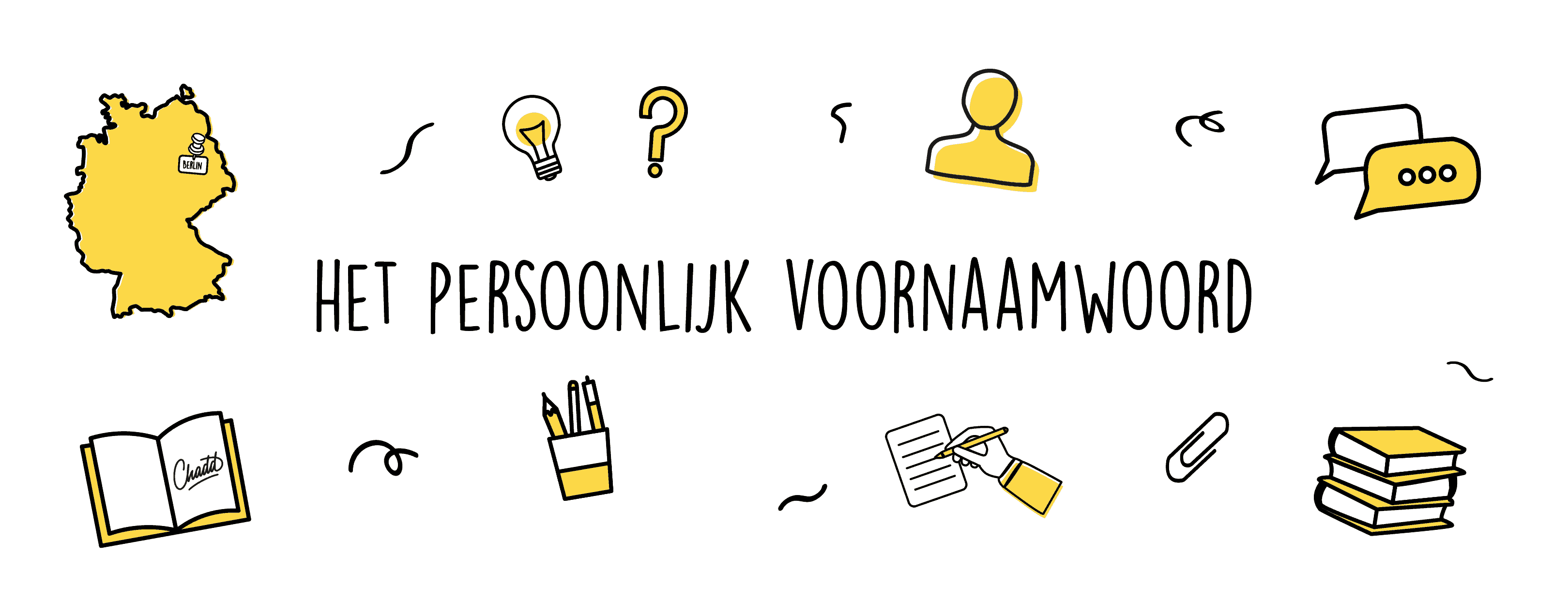 het persoonlijk voornaam woord in het duits