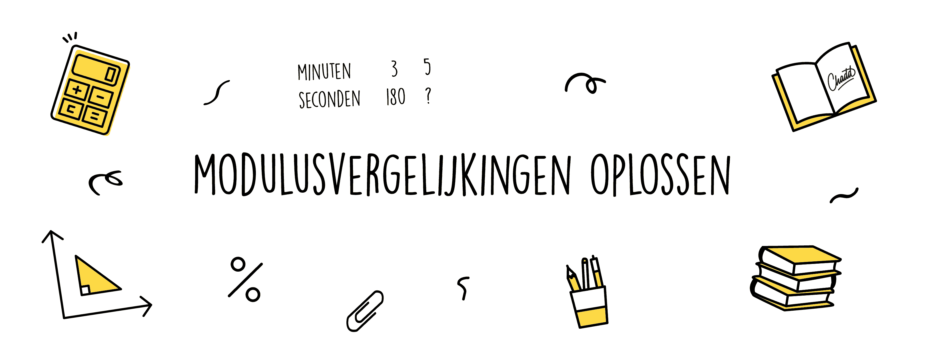 modulusvergelijkingen oplossen