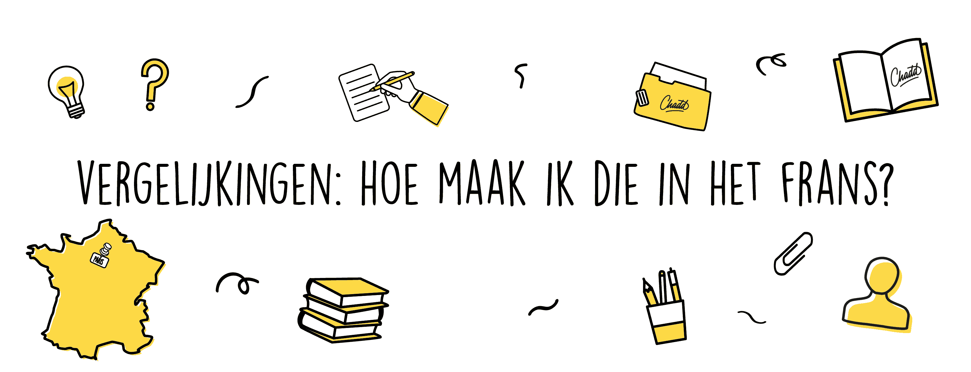 vergelijkingen hoe maak ik die in het frans