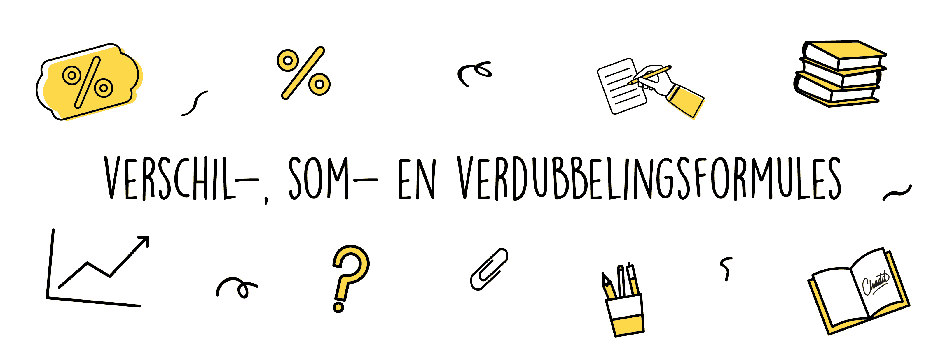 verschil som en verdubbelingsformules