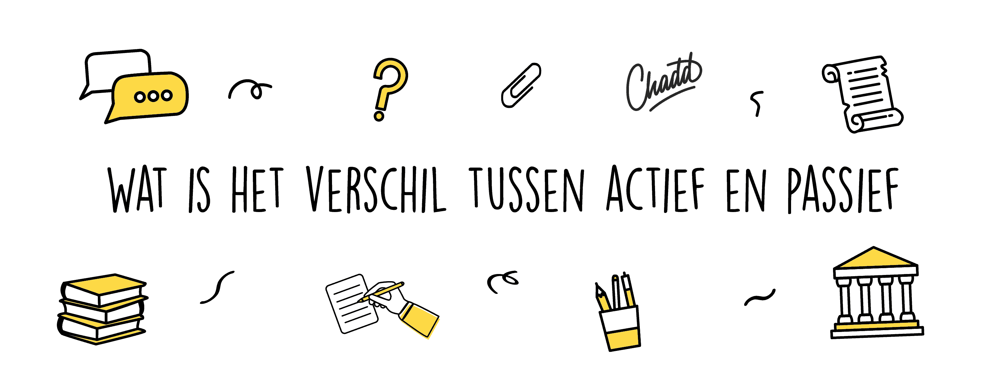 wat is het verschil tussen actief en passief